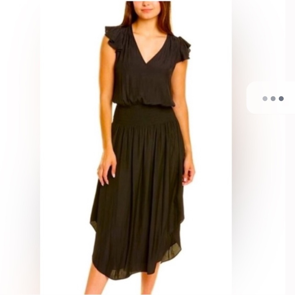 Ramy Brook Yassi Black Midi Dress - Size S/P